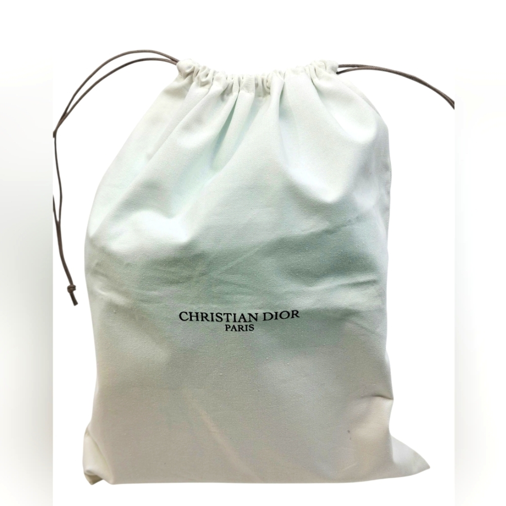 Christian Dior White Drawstring Dust Bag